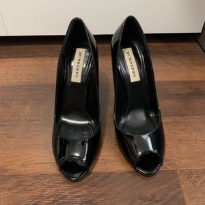 *SOLD* Burberry open toe high heels